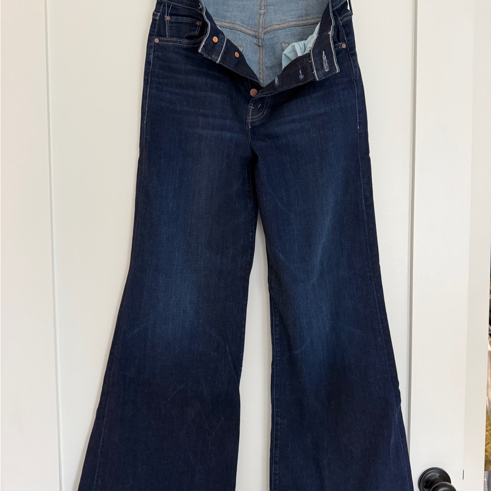 MOTHER Dark Indigo Flared Jeans
